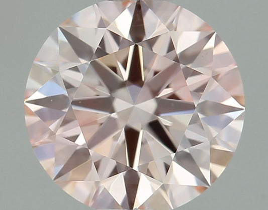 Lab-Grown ROUND Diamond - 0.81 Carat, Fancy Pink Color, VS1 Clarity | Sustainable Luxury, Dazzling Brilliance | IGI | Certified LG642428005