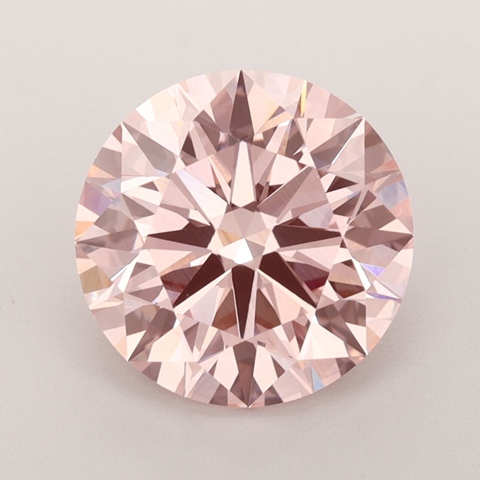 Lab-Grown ROUND Diamond - 3.26 Carat, Fancy Intense Pink Color, VS1 Clarity | Sustainable Luxury, Dazzling Brilliance | IGI | Certified LG584352279