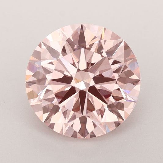 Lab-Grown ROUND Diamond - 3.26 Carat, Fancy Intense Pink Color, VS1 Clarity | Sustainable Luxury, Dazzling Brilliance | IGI | Certified LG584352279