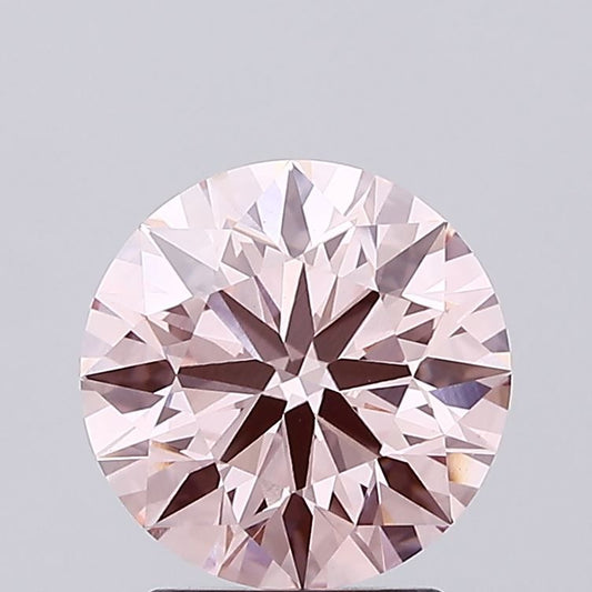 Lab-Grown ROUND Diamond - 2.29 Carat, Fancy Intense Pink Color, VS1 Clarity | Sustainable Luxury, Dazzling Brilliance | IGI | Certified LG645498554