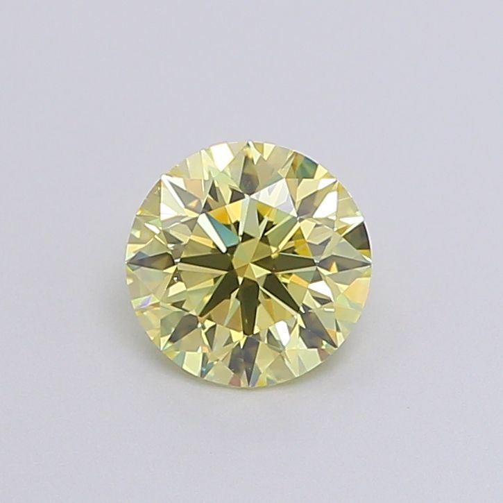 Lab-Grown ROUND Diamond - 1.13 Carat, Fancy Intense Yellow Color, VVS2 Clarity | Sustainable Luxury, Dazzling Brilliance | IGI | Certified LG611392663