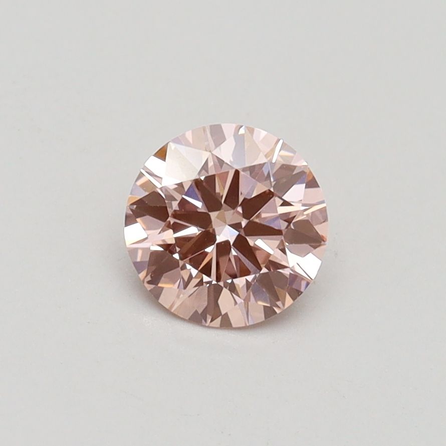 Lab-Grown ROUND Diamond - 0.56 Carat, Fancy Intense Pink Color, VS2 Clarity | Sustainable Luxury, Dazzling Brilliance | IGI | Certified LG538278270