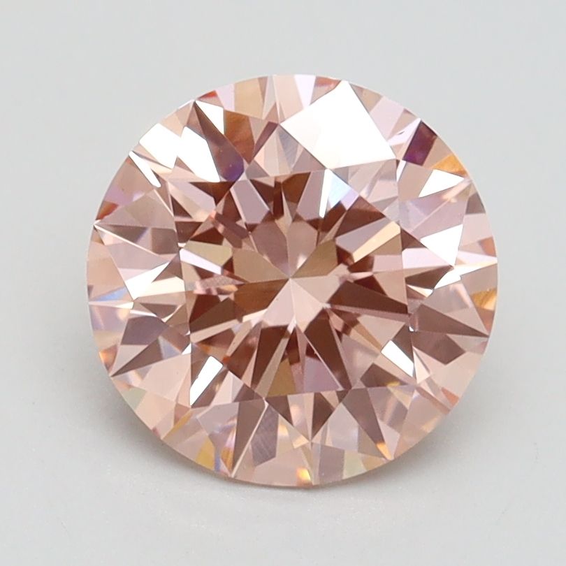 Lab-Grown ROUND Diamond - 1.82 Carat, Fancy Intense Pink Color, VS1 Clarity | Sustainable Luxury, Dazzling Brilliance | IGI | Certified LG536298393