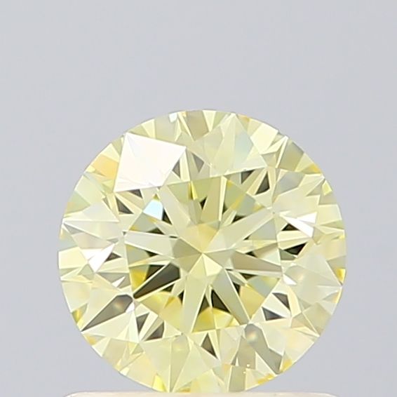 Lab-Grown ROUND Diamond - 0.73 Carat, Fancy Intense Yellow Color, VS1 Clarity | Sustainable Luxury, Dazzling Brilliance | IGI | Certified LG614320489