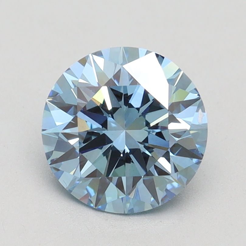 Lab-Grown ROUND Diamond - 1.5 Carat, Fancy Vivid Blue Color, VS1 Clarity | Sustainable Luxury, Dazzling Brilliance | IGI | Certified LG591360392