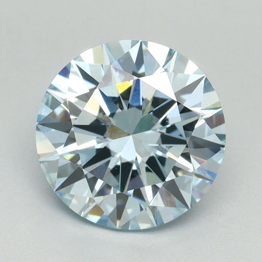 Lab-Grown ROUND Diamond - 3.04 Carat, Fancy Intense Blue Color, VS1 Clarity | Sustainable Luxury, Dazzling Brilliance | IGI | Certified LG636401579