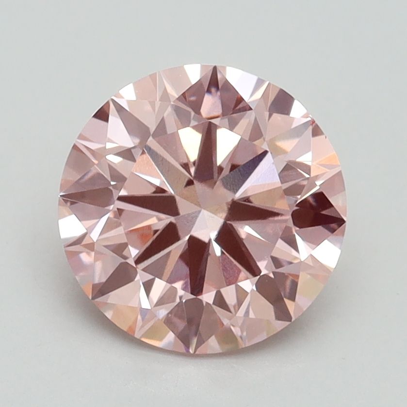 Lab-Grown ROUND Diamond - 1.9 Carat, Fancy Intense Pink Color, VS1 Clarity | Sustainable Luxury, Dazzling Brilliance | IGI | Certified LG532242834