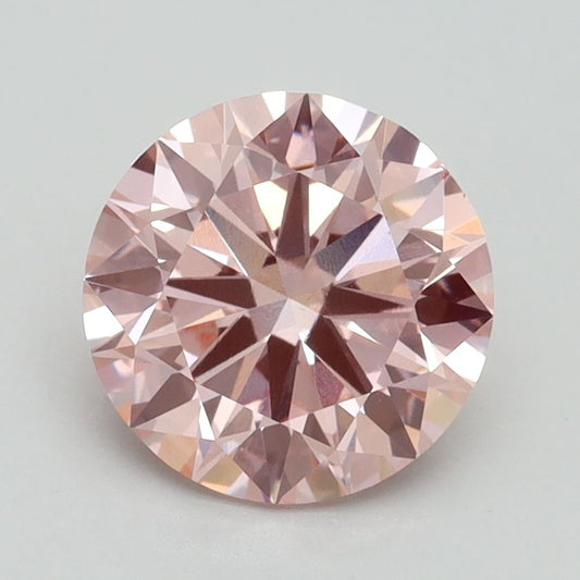 Lab-Grown ROUND Diamond - 1.9 Carat, Fancy Intense Pink Color, VS1 Clarity | Sustainable Luxury, Dazzling Brilliance | IGI | Certified LG532242834