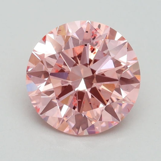 Lab-Grown ROUND Diamond - 1.92 Carat, Fancy Intense Pink Color, SI2 Clarity | Sustainable Luxury, Dazzling Brilliance | IGI | Certified LG532244613