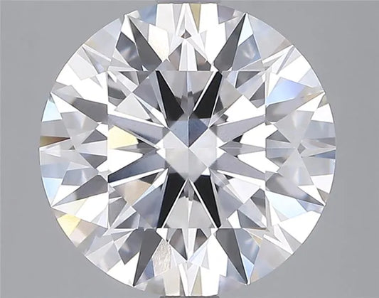 Lab-Grown Round Diamond - 4.1 Carats, E Color, VVS2 Clarity - Sustainable Luxury and Dazzling Brilliance-IGI·Certified