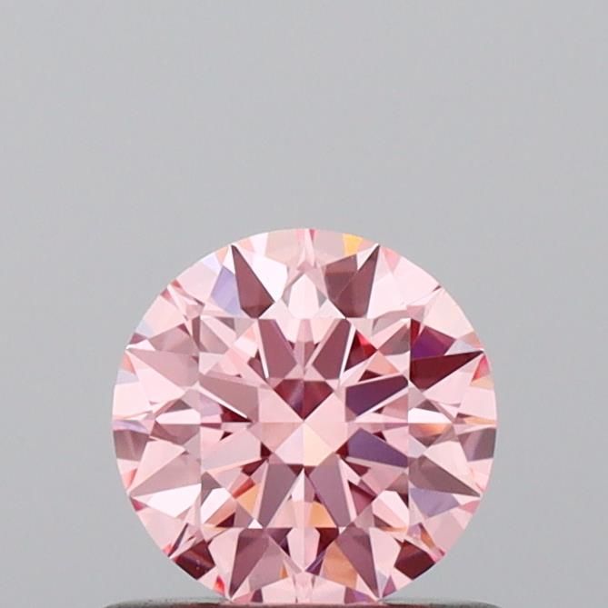 Lab-Grown ROUND Diamond - 0.51 Carat, Fancy Vivid Pink Color, VS1 Clarity | Sustainable Luxury, Dazzling Brilliance | IGI | Certified LG643454201