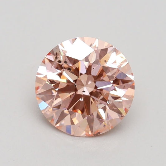 Lab-Grown ROUND Diamond - 1.34 Carat, Fancy Intense Pink Color, SI2 Clarity | Sustainable Luxury, Dazzling Brilliance | IGI | Certified LG538282589