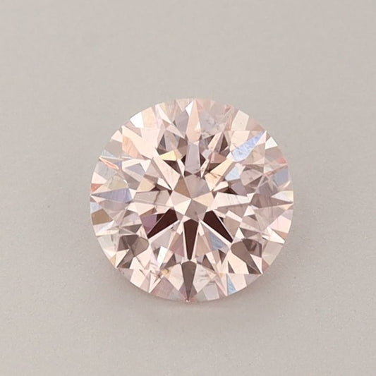 Lab-Grown ROUND Diamond - 0.59 Carat, Fancy Pink Color, SI1 Clarity | Sustainable Luxury, Dazzling Brilliance | IGI | Certified LG644416780