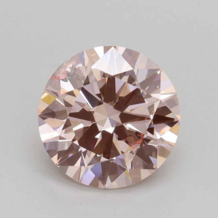 Lab-Grown ROUND Diamond - 1.52 Carat, Fancy Pink Color, SI2 Clarity | Sustainable Luxury, Dazzling Brilliance | IGI | Certified LG536295659