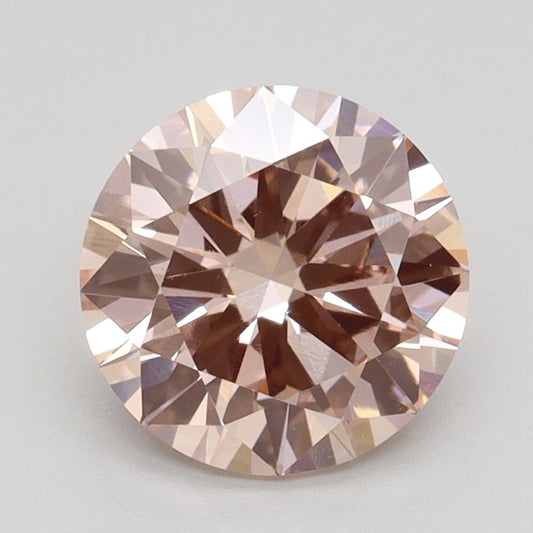 Lab-Grown ROUND Diamond - 2 Carat, Fancy Intense Pink Color, VS1 Clarity | Sustainable Luxury, Dazzling Brilliance | IGI | Certified LG534240278