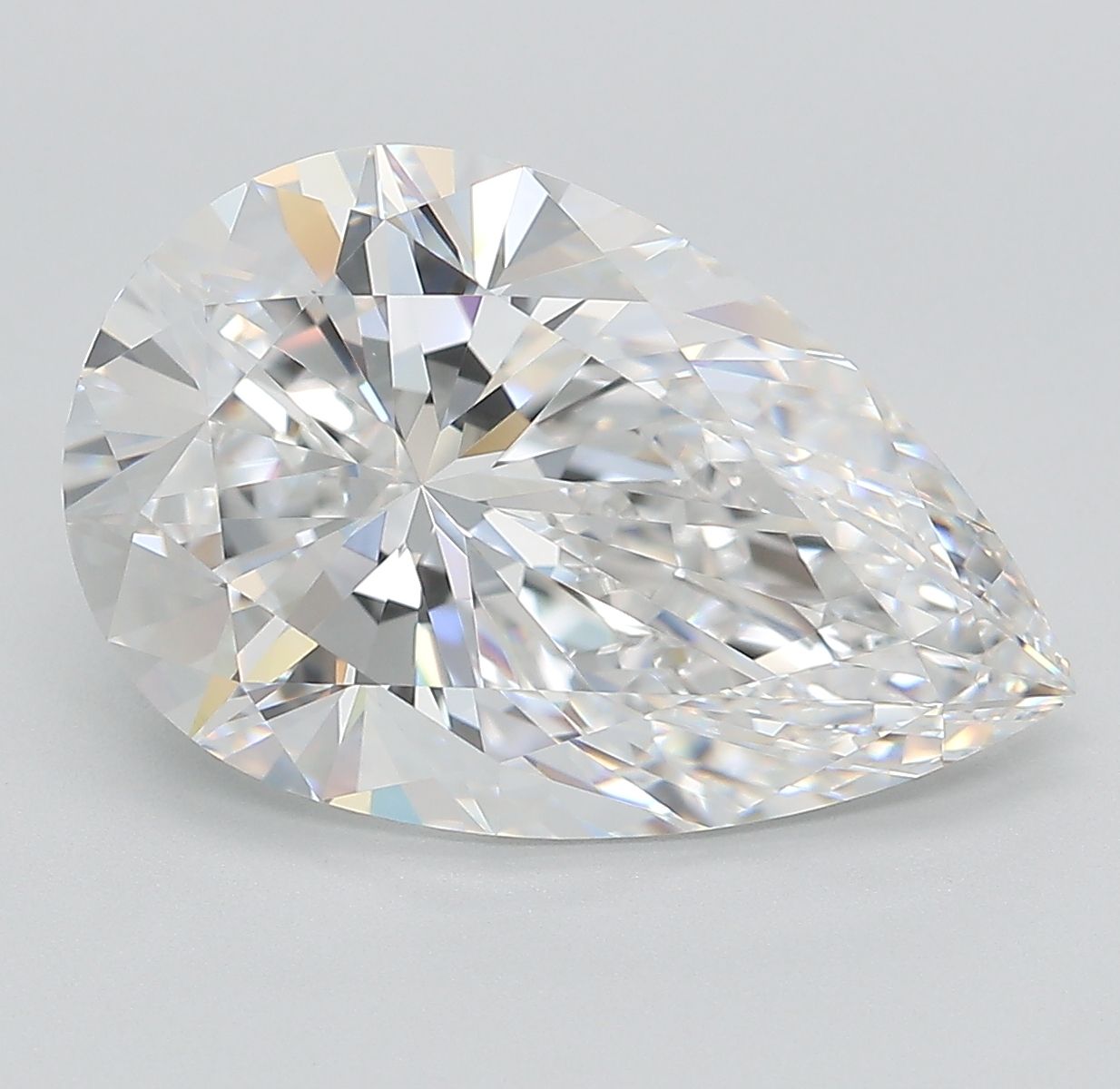 Lab-Grown PEAR Diamond - 6.13 Carats, E Color, VVS1 Clarity - Sustainable Luxury and Dazzling Brilliance-IGI·Certified