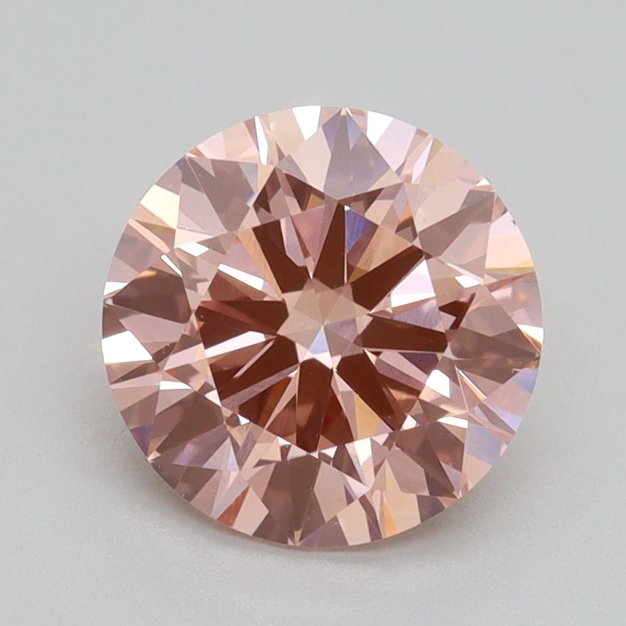 Lab-Grown ROUND Diamond - 2.01 Carat, Fancy Intense Pink Color, VS1 Clarity | Sustainable Luxury, Dazzling Brilliance | IGI | Certified LG538277754