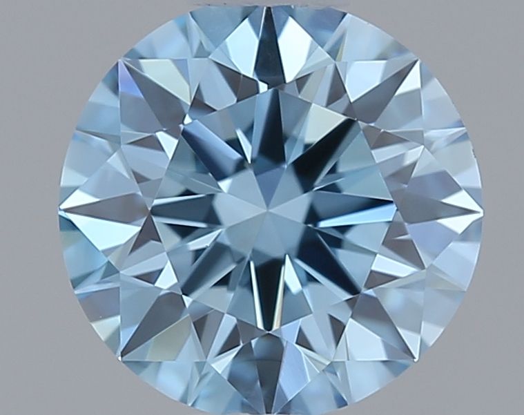 Lab-Grown ROUND Diamond - 0.51 Carat, Fancy Vivid Blue Color, VVS1 Clarity | Sustainable Luxury, Dazzling Brilliance | IGI | Certified LG639427152