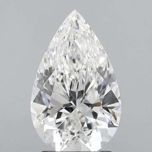 Lab-Grown PEAR Diamond - 2.68 Carats, E Color, VS1 Clarity - Sustainable Luxury and Dazzling Brilliance-IGI·Certified