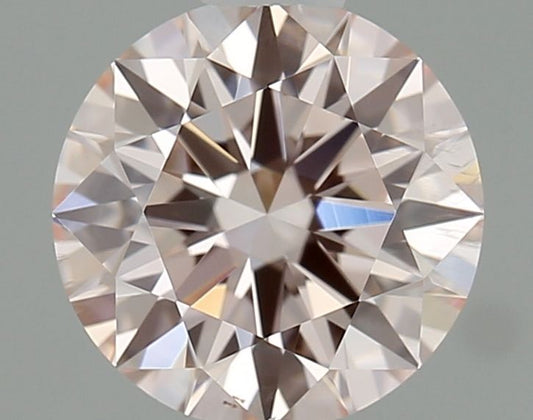 Lab-Grown ROUND Diamond - 0.79 Carat, Fancy Pink Color, VS2 Clarity | Sustainable Luxury, Dazzling Brilliance | IGI | Certified LG635485736