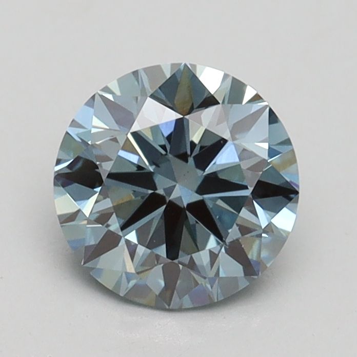 Lab-Grown ROUND Diamond - 1 Carat, Fancy Intense Blue Color, VS2 Clarity | Sustainable Luxury, Dazzling Brilliance | IGI | Certified LG553227688