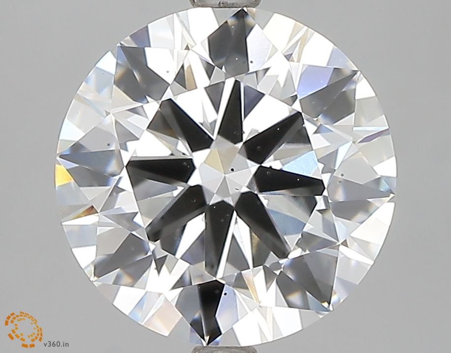 Lab-Grown ROUND Diamond - 3.56 Carats, F Color, SI1 Clarity - Sustainable Luxury and Dazzling Brilliance-IGI·Certified