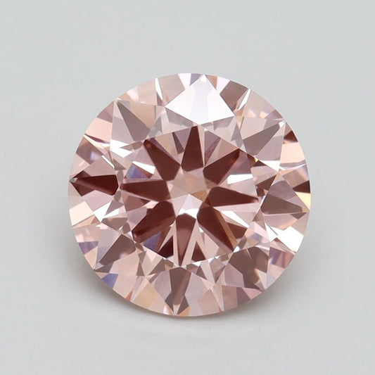 Lab-Grown ROUND Diamond - 2.67 Carat, Fancy Intense Pink Color, VVS2 Clarity | Sustainable Luxury, Dazzling Brilliance | IGI | Certified LG532246648