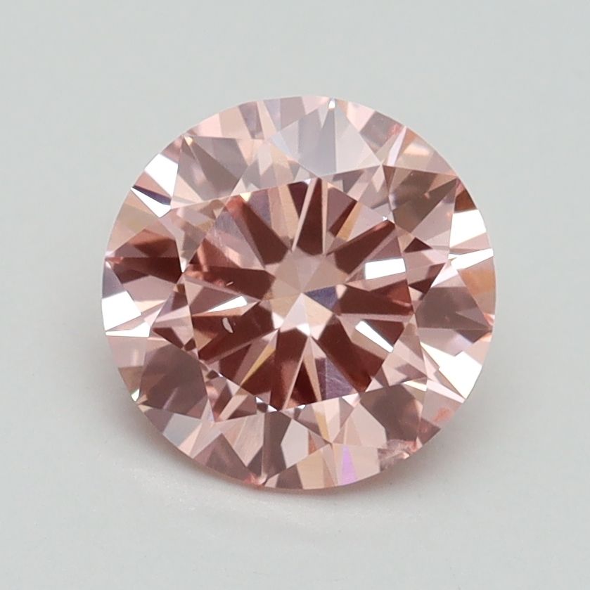 Lab-Grown ROUND Diamond - 1.5 Carat, Fancy Intense Pink Color, SI1 Clarity | Sustainable Luxury, Dazzling Brilliance | IGI | Certified LG538282575