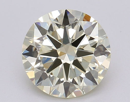 Lab-Grown ROUND Diamond - 2.05 Carat, Fancy Yellow Color, VVS2 Clarity | Sustainable Luxury, Dazzling Brilliance | IGI | Certified LG611372098