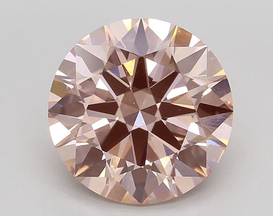 Lab-Grown ROUND Diamond - 4.43 Carat, Fancy Intense Pink Color, VS1 Clarity | Sustainable Luxury, Dazzling Brilliance | IGI | Certified LG636470030