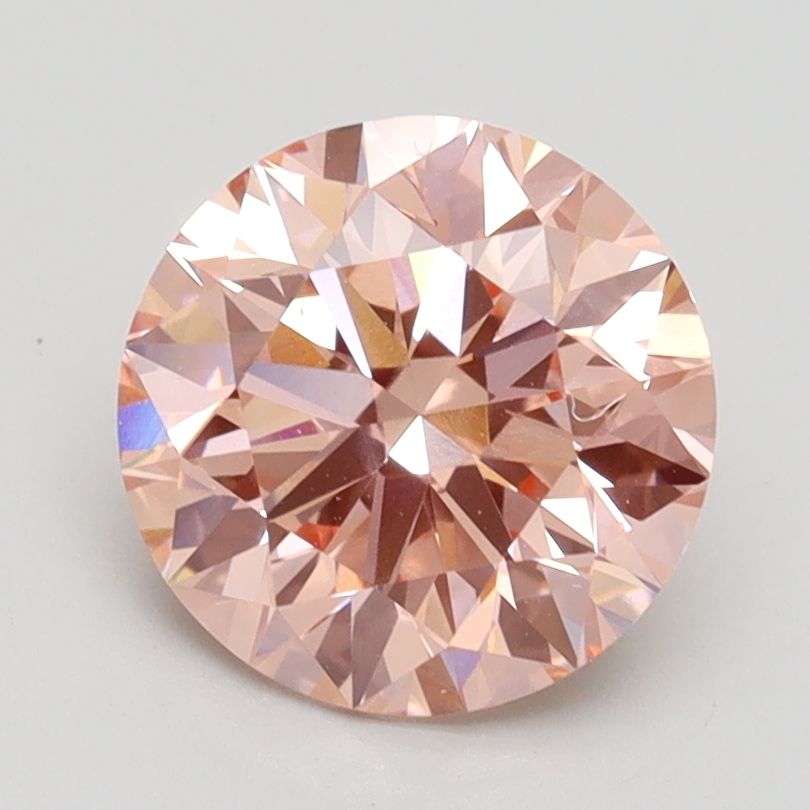 Lab-Grown ROUND Diamond - 2.01 Carat, Fancy Intense Pink Color, VVS2 Clarity | Sustainable Luxury, Dazzling Brilliance | IGI | Certified LG533295158