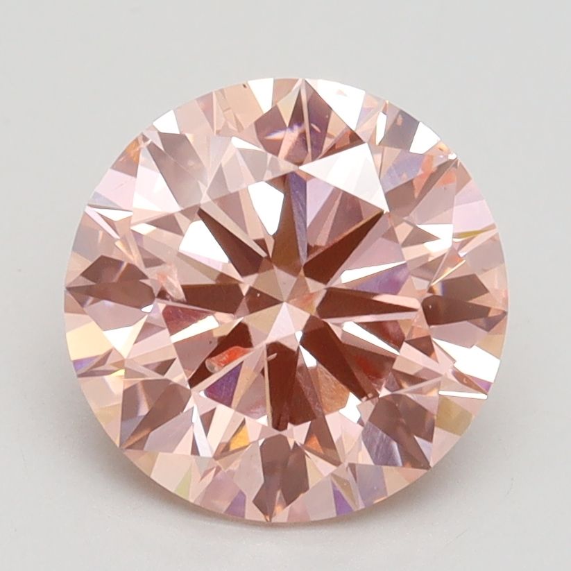 Lab-Grown ROUND Diamond - 2.34 Carat, Fancy Intense Pink Color, SI2 Clarity | Sustainable Luxury, Dazzling Brilliance | IGI | Certified LG522226957