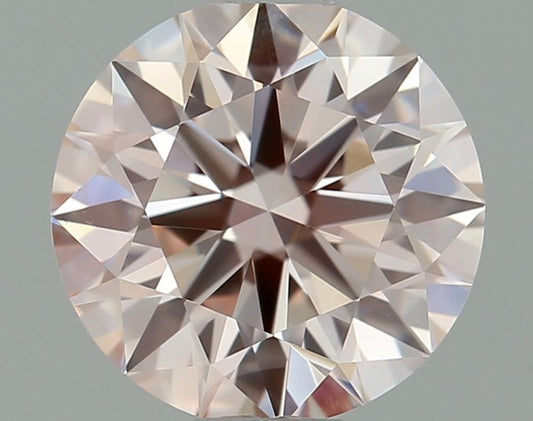 Lab-Grown ROUND Diamond - 0.68 Carat, Fancy Pink Color, VS1 Clarity | Sustainable Luxury, Dazzling Brilliance | IGI | Certified LG642428019