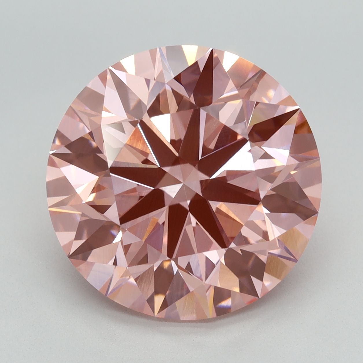 Lab-Grown ROUND Diamond - 5.75 Carat, Fancy Intense Pink Color, VS1 Clarity | Sustainable Luxury, Dazzling Brilliance | IGI | Certified LG542227415