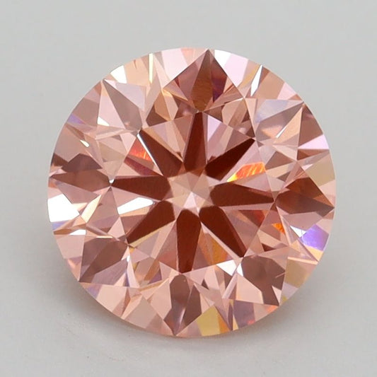 Lab-Grown ROUND Diamond - 2 Carat, Fancy Intense Pink Color, VS2 Clarity | Sustainable Luxury, Dazzling Brilliance | IGI | Certified LG538282479