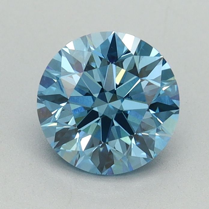 Lab-Grown ROUND Diamond - 1.02 Carat, Fancy Vivid Blue Color, VVS2 Clarity | Sustainable Luxury, Dazzling Brilliance | IGI | Certified LG644430758