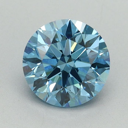 Lab-Grown ROUND Diamond - 1.02 Carat, Fancy Vivid Blue Color, VVS2 Clarity | Sustainable Luxury, Dazzling Brilliance | IGI | Certified LG644430758