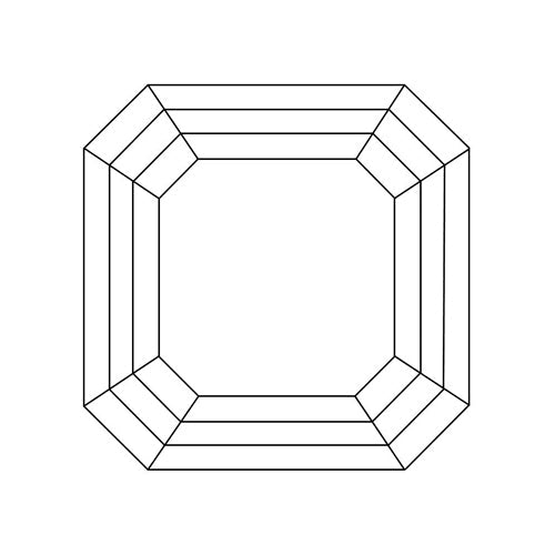 Lab-Grown Asscher Diamond - 4.05 Carats, E Color, VS1 Clarity - Sustainable Luxury and Dazzling Brilliance-IGI·Certified