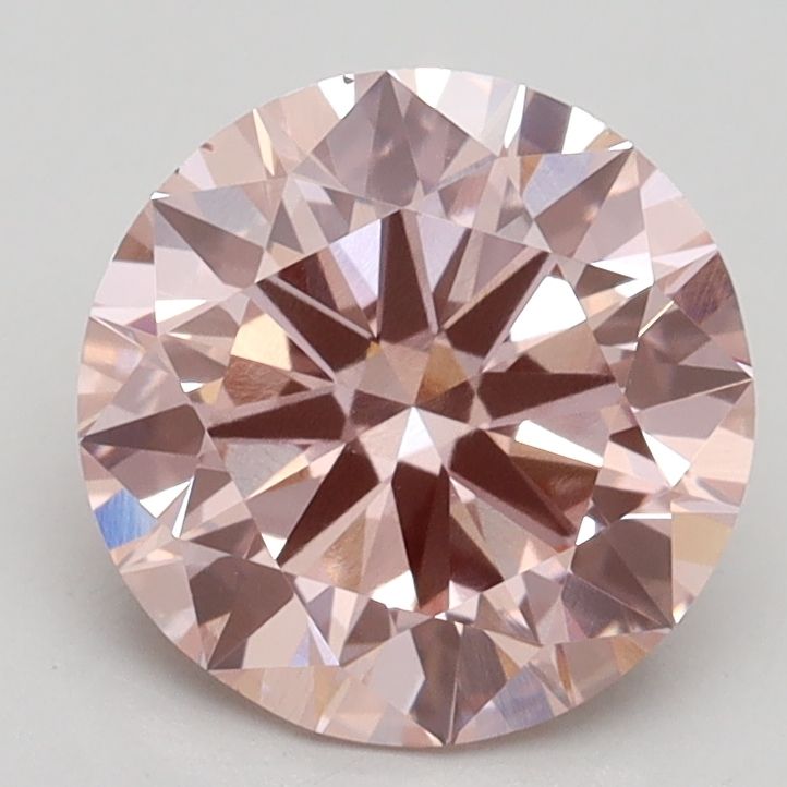 Lab-Grown ROUND Diamond - 2.12 Carat, Fancy Intense Pink Color, VS1 Clarity | Sustainable Luxury, Dazzling Brilliance | IGI | Certified LG532248072