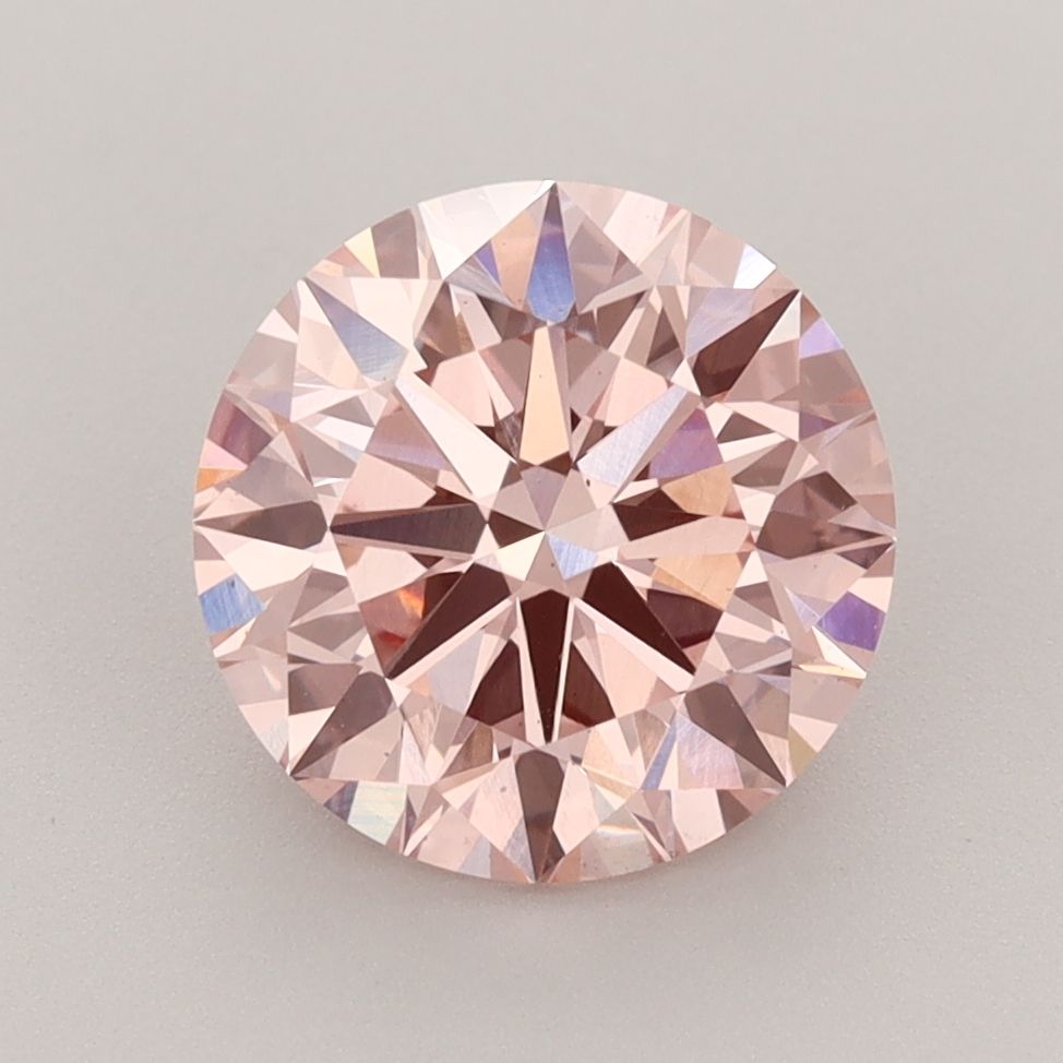 Lab-Grown ROUND Diamond - 3.08 Carat, Fancy Intense Pink Color, VS1 Clarity | Sustainable Luxury, Dazzling Brilliance | IGI | Certified LG607328936