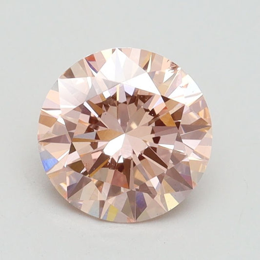 Lab-Grown ROUND Diamond - 1.3 Carat, Fancy Intense Pink Color, VS2 Clarity | Sustainable Luxury, Dazzling Brilliance | IGI | Certified LG539236565