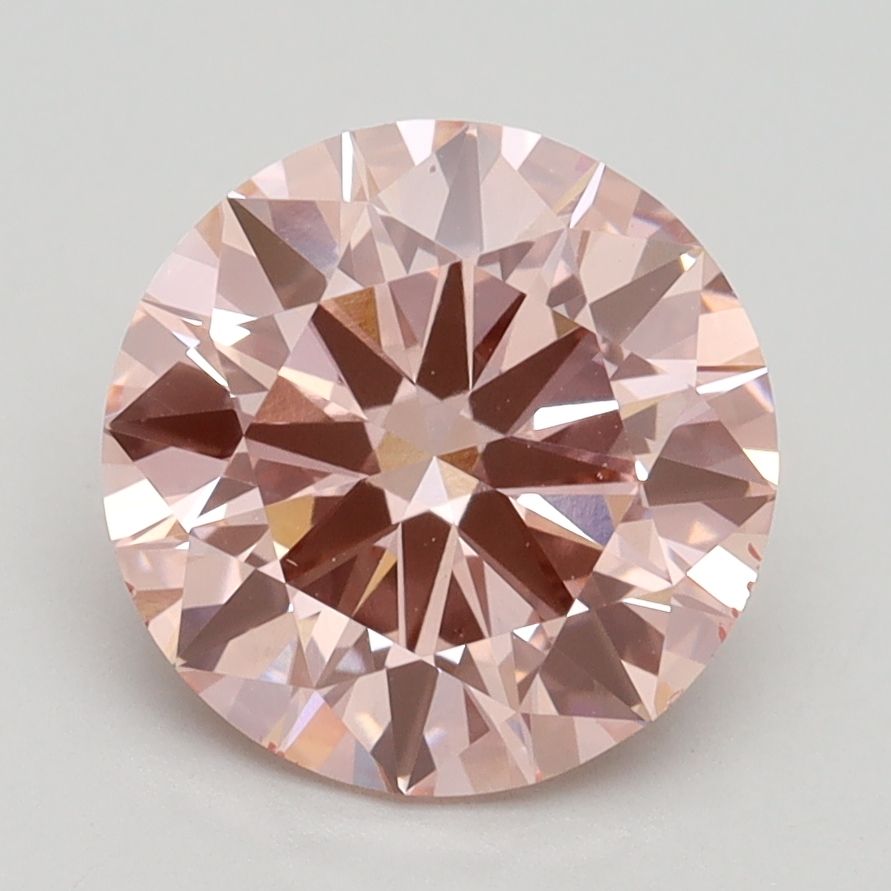 Lab-Grown ROUND Diamond - 2.7 Carat, Fancy Intense Pink Color, VS2 Clarity | Sustainable Luxury, Dazzling Brilliance | IGI | Certified LG532244530