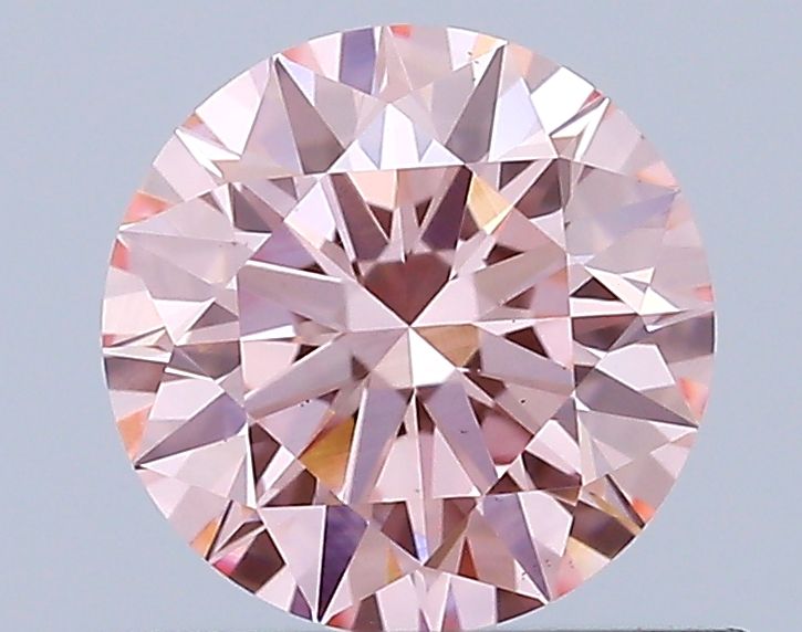 Lab-Grown ROUND Diamond - 0.6 Carat, Fancy Intense Pink Color, VS2 Clarity | Sustainable Luxury, Dazzling Brilliance | IGI | Certified LG642472080