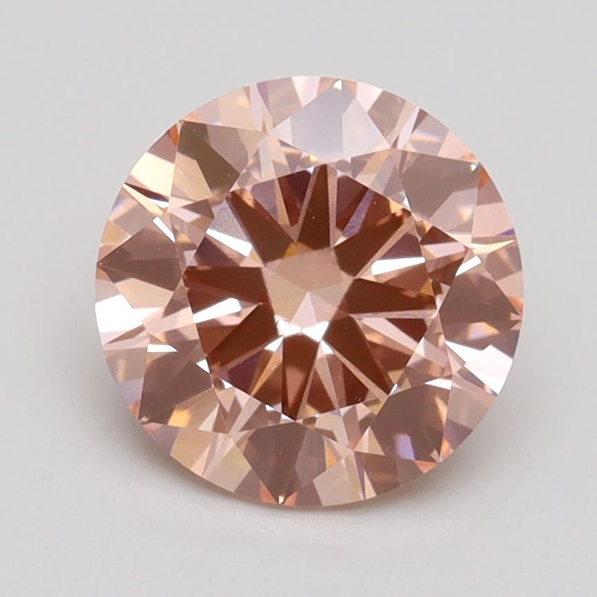 Lab-Grown ROUND Diamond - 2.01 Carat, Fancy Intense Pink Color, VS1 Clarity | Sustainable Luxury, Dazzling Brilliance | IGI | Certified LG538278901