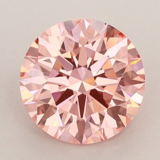 Lab-Grown ROUND Diamond - 1.6 Carat, Fancy Intense Pink Color, VS1 Clarity | Sustainable Luxury, Dazzling Brilliance | IGI | Certified LG563238701