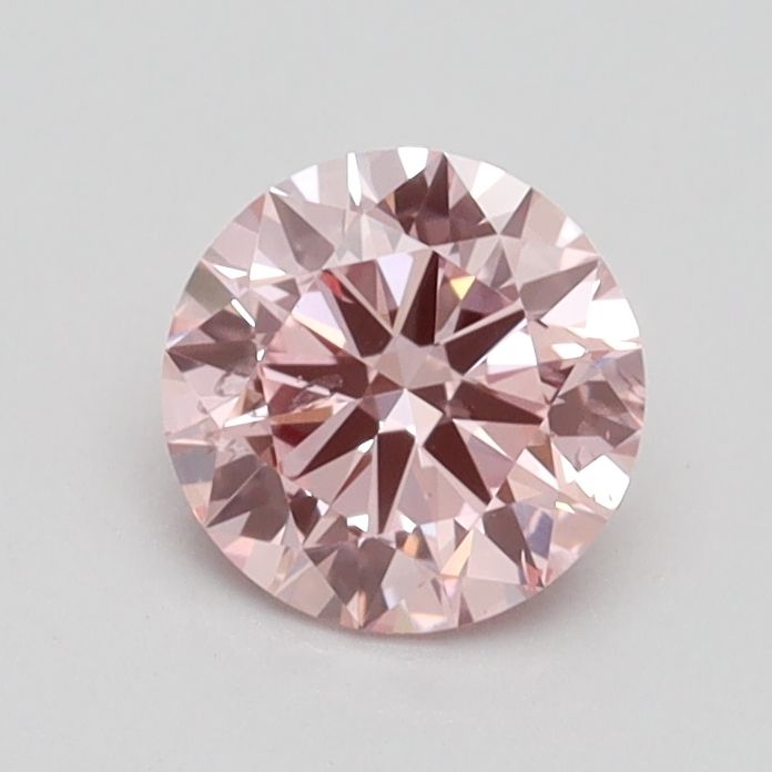 Lab-Grown ROUND Diamond - 0.75 Carat, Fancy Intense Pink Color, SI1 Clarity | Sustainable Luxury, Dazzling Brilliance | IGI | Certified LG532244464