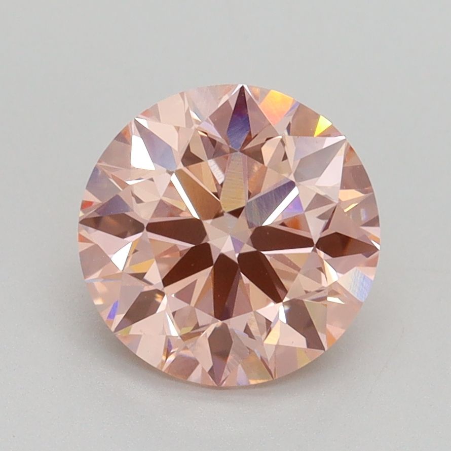 Lab-Grown ROUND Diamond - 2.01 Carat, Fancy Intense Pink Color, VS2 Clarity | Sustainable Luxury, Dazzling Brilliance | IGI | Certified LG536296120