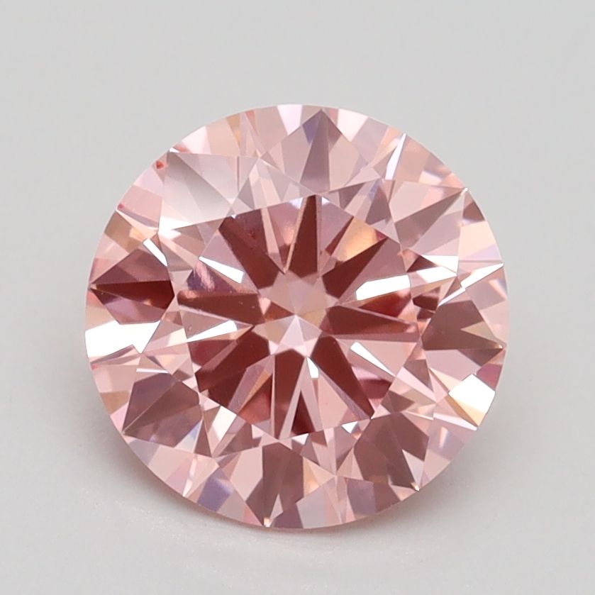 Lab-Grown ROUND Diamond - 1.83 Carat, Fancy Vivid Pink Color, VS1 Clarity | Sustainable Luxury, Dazzling Brilliance | IGI | Certified LG528229963