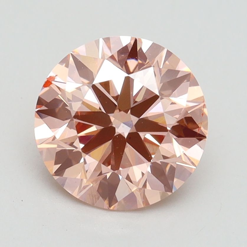 Lab-Grown ROUND Diamond - 1.81 Carat, Fancy Intense Pink Color, SI1 Clarity | Sustainable Luxury, Dazzling Brilliance | IGI | Certified LG539236494