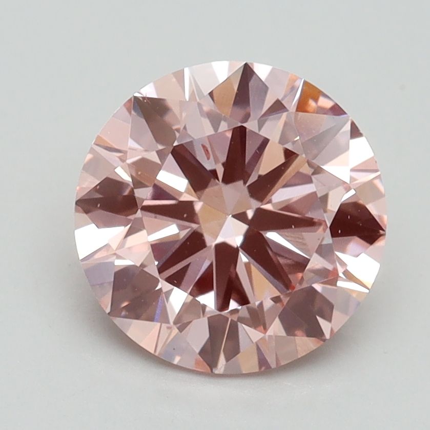 Lab-Grown ROUND Diamond - 2 Carat, Fancy Intense Pink Color, VS2 Clarity | Sustainable Luxury, Dazzling Brilliance | IGI | Certified LG528226567